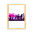 thumbnail image 1 of Cuadro de madera decorativa A4 Unbranded Reino Unido Inglaterra Londres acuarela, 1 of 3