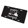 thumbnail image 3 of KAKALAD Camper Happy Camping 3 Aluminum Universal Car Vehicles License Plate 6" x 12" (4 Holes), 3 of 9