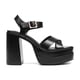 thumbnail image 2 of Sandalia DREAM PAIRS SDHS2330W para mujer con plataforma y tacón negro, 2 of 6