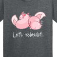 thumbnail image 4 of Inktastic Let's Relaxolotl with Cute Sleeping Axolotls Youth T-Shirt, 4 of 5