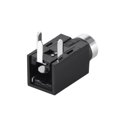 thumbnail image 3 of PCB Mount 2.5mm 3 Pin Socket Headphone Stereo Audio Video Connector PJ210 Black 15Pcs, 3 of 3