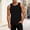 Black, variant on BVnarty Men's Solid Color Crew Neck Sleeveless Tank Top with Chest Pocket Detail Casual Summer Daily Wear Gym Workout Breathable Top Navy XL