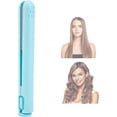 thumbnail image 1 of Plancha y rizador USB 2 en 1, mini rizador cerámico para cabello corto y largo, rizador portátil de viaje con placas flotantes y cable desmontable, 1 of 3