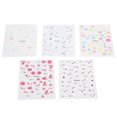 thumbnail image 1 of Pegatinas de flores para decoración de uñas, 5 piezas/juego, pegatinas autoadhesivas para decoración de uñas, pegatinas autoadhesivas para decoración de uñas probadas y confiables, 1 of 14