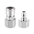 thumbnail image 2 of Conector rápido Uxcell para manguera, enchufe G1/2 rosca hembra 2Set, 2 of 5