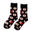 thumbnail image 2 of Calcetines de de casuales de novedad rico y frescos para hombre para mujer , manzana talla inconfundible BLESIY Novedad calcetines de vestir, 2 of 8