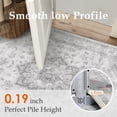 thumbnail image 5 of BERTHMEER 2'x3' Small Gray Area Rugs for Entryway Bathroom Bedroom Kitchen Dorm Entrance Non Slip Washable Vintage Traditional Carpets Oriental Accent Distressed Doormats, 5 of 6