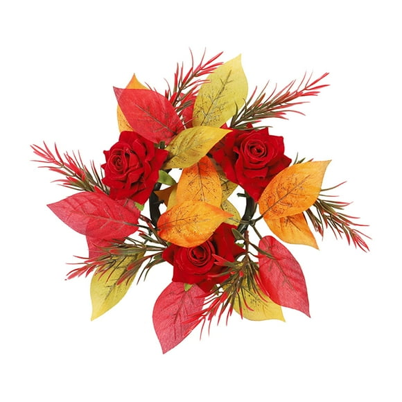 Pillar Candle Wreath Fall Wreath Candle stick Candle Holder for