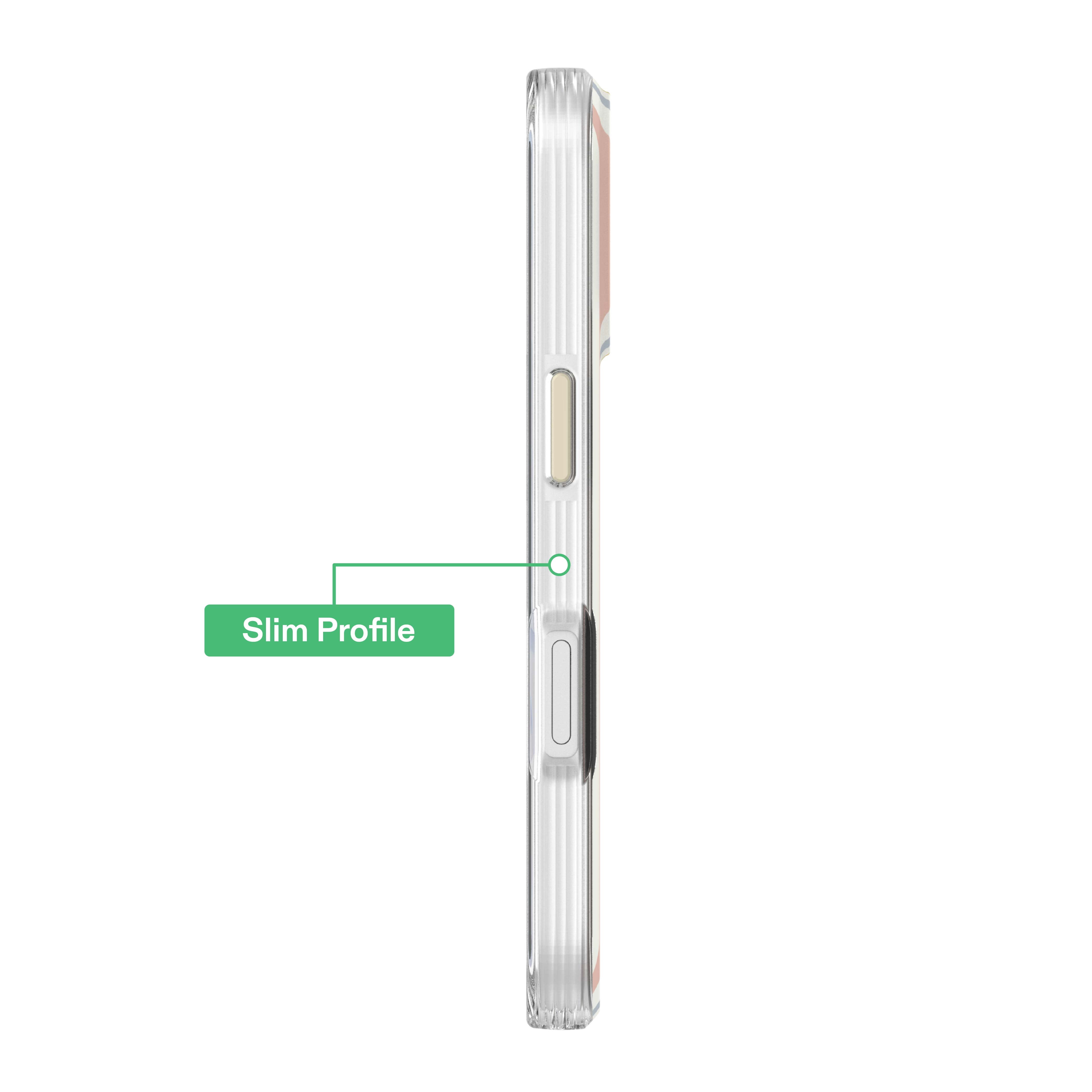 onn Phone Case for iPhone 17, MagSafe Compatible - Multicolor Stripe