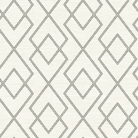 - Chesapeake by Brewster 3115-12425 Blaze Cream Trellis Wallpaper