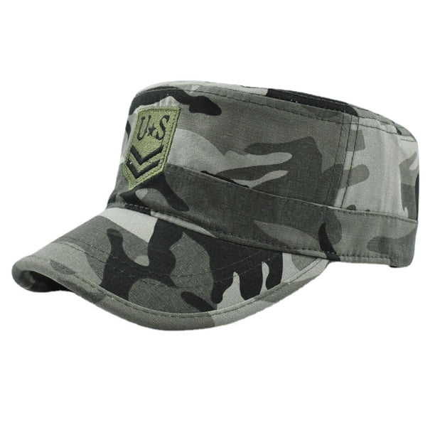 Gorra de béisbol de algodón con estampado de camuflaje de camionero para adultos