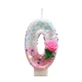 thumbnail image 2 of 1 Birthday Candle, Candle Birthday, 3 In, Ombre Glitter, Pink Birthday Decor, First Birthday Decor, Flower Cake Topper, Blue Birthday Decorations, 1 Pc, 2 of 6