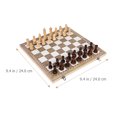 thumbnail image 3 of Shisuyan 1 Set Wooden Chessboard Educational Chess High Grade For Family Travel Friendly Design For And Carrying, 3 of 8