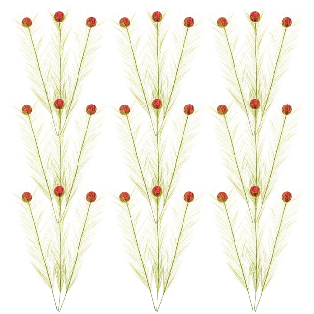 BESTYASH 30Ud Ramas De Pampas Artificiales Con Para Y Eventos