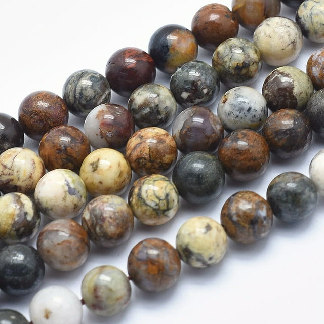 Natural Pietersite Beads Strands Round 8mm Hole: 1mm about 49pcs/strand 15.7 inch