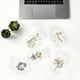 thumbnail image 5 of Juego de marcapáginas de flores secas | Espécimen de planta en relieve transparente | Patrón de jarrón | 30 Piezas | Marcapáginas florales frescos prensados pequeños | Regalo escolar | 30 mm x 88 mm, 5 of 8