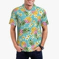 thumbnail image 3 of Rocae Cute Pineapples for Men's Short Sleeve Polo Shirt, Quick Drying Performance Moisture Wicking Sports Men's Golf Shirt 4X-Large, 3 of 9