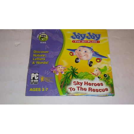 Jay Jay the Jet Plane Sky Heroes to the Rescue Pc Mac Cd Rom Win10 8 7