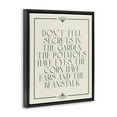 thumbnail image 4 of Stupell Industries Funny Gardener Secrets Novelty & Humor Painting Black Floater Framed Canvas Art Print Wall Art, 25 x 31, 4 of 10