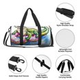 thumbnail image 4 of Fotbe Alligator Donut Pool Float Bolsa Deportiva de Lona Plegable con Estampado, Bolsa de Gimnasio con Bolsillo Seco/Húmedo, Bolsa de Viaje Ultraligera de Gran Capacidad, 4 of 6