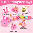 thumbnail image 2 of Juguete Tummy Time Melodyinn Caterpillar con música para 0-6 m, 2 of 6