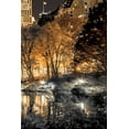 thumbnail image 2 of Frank, Assaf 13x18 White Modern Wood Framed Museum Art Print Titled - Central Park Glow III, 2 of 4