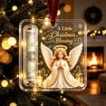 thumbnail image 3 of Christmas Cash Gift Tree Ornament, Christmas Angel Artwork Money Holder for Rolled Bills, Holiday Hanging Decoration and Stocking Stuffer Gift, Clear Acrylic, 3 of 6