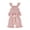 Pink, variant on Edvintorg Two Piece Sets for Girls Summer Cute Ruffle Sleeve Smocked Back Casual Tank Top and Short Little Girls Clothes Size 0-4