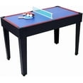 thumbnail image 3 of Acekid 5 in 1 Multi Game Table Combination Game Table Set with Foosball Table Pool Billiards Basketball Air Hockey Table Tennis Black Red, 3 of 7