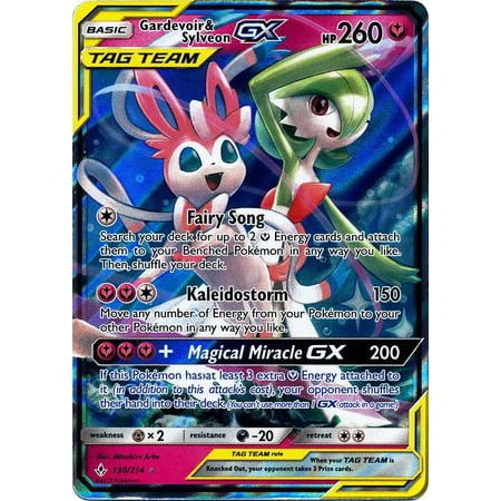 Pokemon Unbroken Bonds Gardevoir Sylveon Tag Team Gx 130