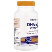 OmegaVia DHA 600 Omega-3, 600 mg, 120 Softgels
