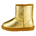 thumbnail image 6 of The Doll Maker Girl's Metallic Ankle Strap Fashion Winter Snow Boot (Little Kid/Big Kid) - TD194009-2, 6 of 7