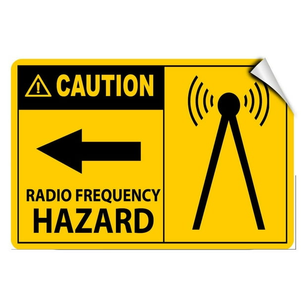 Traffic Signs - Caution - Radio Frequency Hazard Style 1 ...