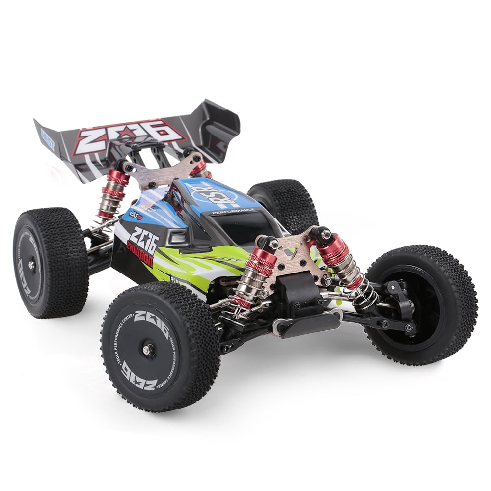 Wltoys XKS RTR 144001 RC Car 60km/h High Speed 1/14 2.4GHz 4WD Racing Off-Road Drift Car, Size: 1x1500mAh Battery, Green