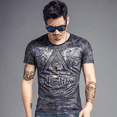 thumbnail image 2 of Camisetas de hombre con músculos y motocicletas, ropa gráfica de secado rápido, camiseta ajustada para gimnasio, camiseta de hombre estilo trashy Y2k, ropa urbana bordada XL, 2 of 5