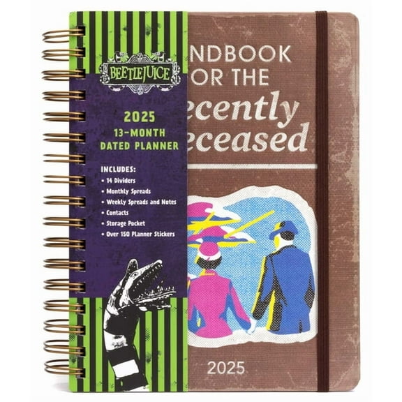 2025 Beetlejuice 13 Month Weekly Planner, Book, (Hardcover)