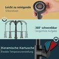 thumbnail image 5 of Kitchen Tap, High Arc High Pressure Kitchen Tap with Pull Down Shower Mixer Tap, Kitchen Taps, 360° Swivel, Two Spray Functions, Stainless Steel, 5 of 5