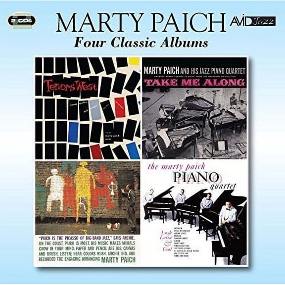 Marty Paich - 4 Lps - Tenors West / Take Me Along / Picasso - Music & Performance - CD