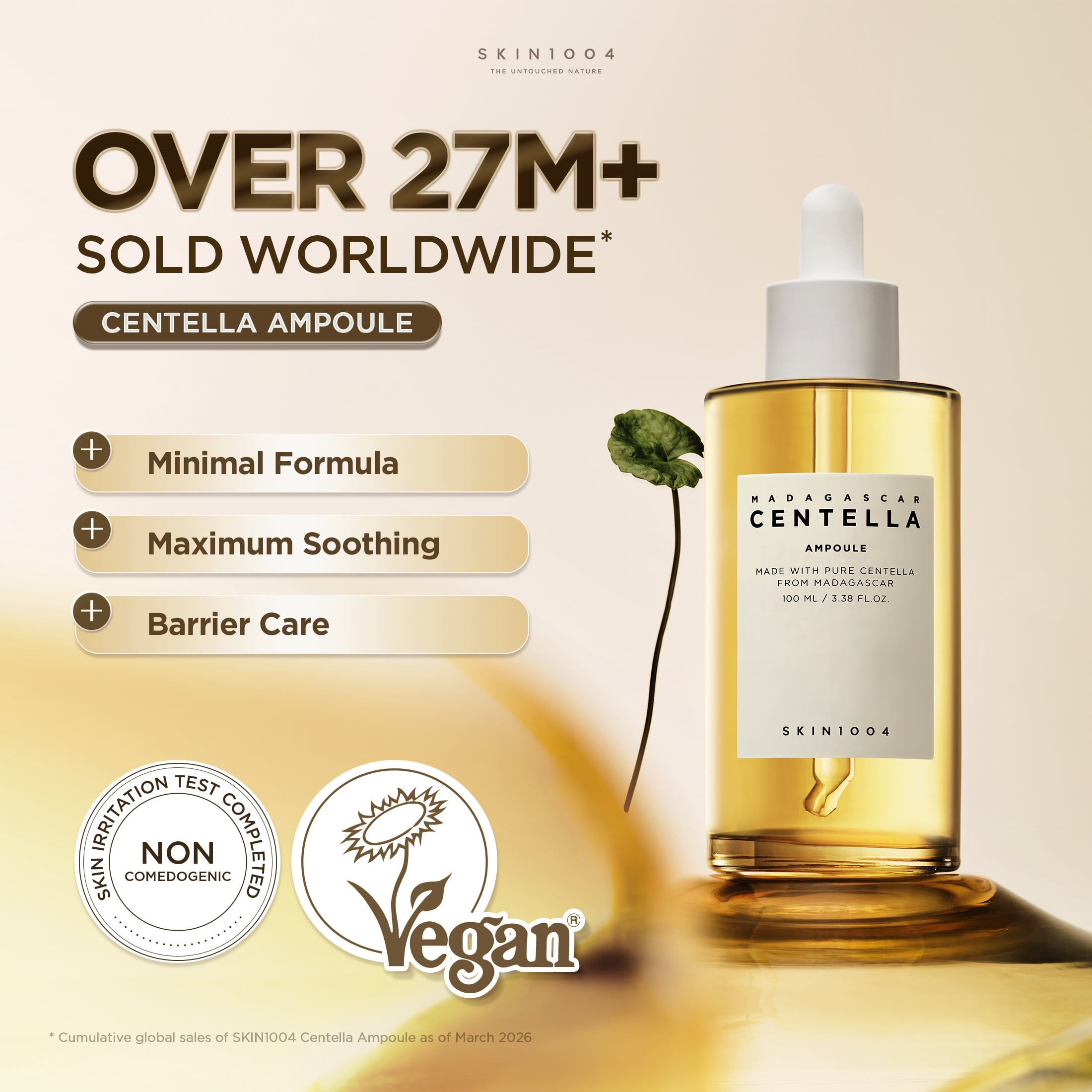 Skin1004 Madagascar Centella Repair Ampoule, Calming & Hydrating
