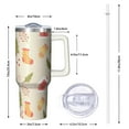 thumbnail image 2 of 40oz Xmas Tumbler with Lid and Straw, Green Christmas Ornaments Stainless Steel Insulated Cup Holiday Gift, 2 of 4
