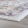 thumbnail image 5 of Traditional 5x8 Area Rug (5'3'' x 7'3'') Oriental Taupe, Cream Living Room Easy to Clean, 5 of 9