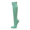 thumbnail image 3 of Couver Unisex Knee High Sports Athletic Baseball Softball Socks, Light Sky Blue, Large, 1 Pair, 3 of 8