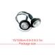 thumbnail image 4 of Speravity 4 Uds. De luces LED para remolque, ojales de goma de 3/4 pulgadas, luz lateral de camión profesional de durabilidad sólida para camión, barco, Type3 NO3 Speravity VI014330-02, 4 of 6