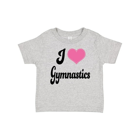 Inktastic I Love Gymnastics Girls Baby T-Shirt