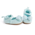 thumbnail image 4 of Yoyauz Baby Girl Mary Jane Shoes Anti Slip Rubber Sole Ballet Slippers Princess Dress Wedding Shoes Newborn Kids Shoes Toddler Shoes（0-12 Month）, 4 of 10