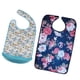 thumbnail image 1 of 2 Uds Impermeable Lavable Ropa de Comida Babero de Delantal para Comer, 1 of 9