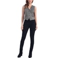 thumbnail image 2 of CHALECO PARA MUJER INSPIRE CHIC de Ante Sintético con Escote en V y Botones, Casual y Sin Mangas, Color Gris L, 2 of 6