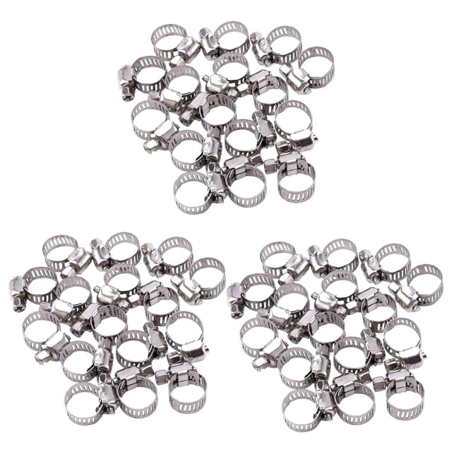 Pince d'Étanchéité pour Tuyau de Carburant Réglable en Acier Inoxydable de 48 Pcs 6-12 mm