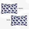 thumbnail image 2 of Gukieu Boho elephant Print Plush Pillow Cover, Hidden Zipper Pillow Protector without Pillow Core, Suitable for Bedroom, Office, Car Decoration-16"x24", 2 of 6