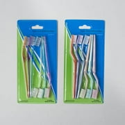 TOOTHBRUSH 6PK SOFT BRISTLE/2AST PASTEL PEARL/TRANSPTINT HBA BLC, Case Pack of 48